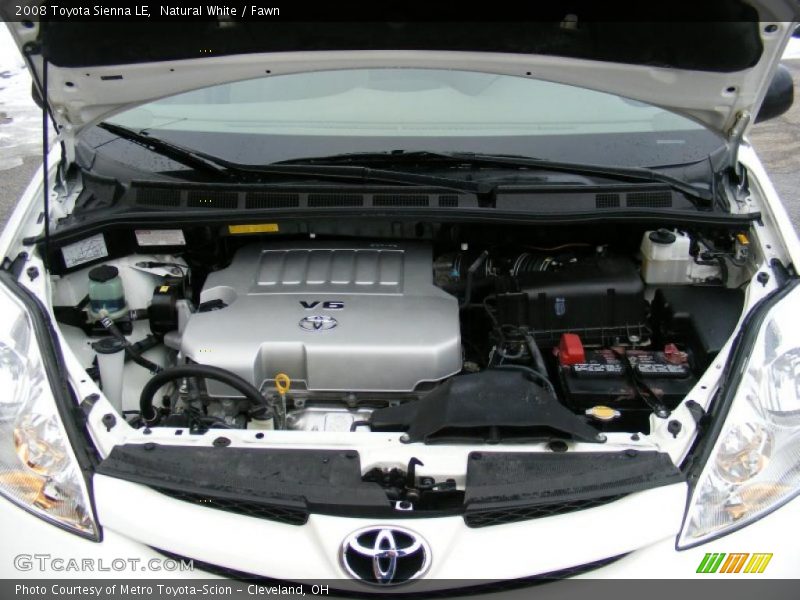 Natural White / Fawn 2008 Toyota Sienna LE