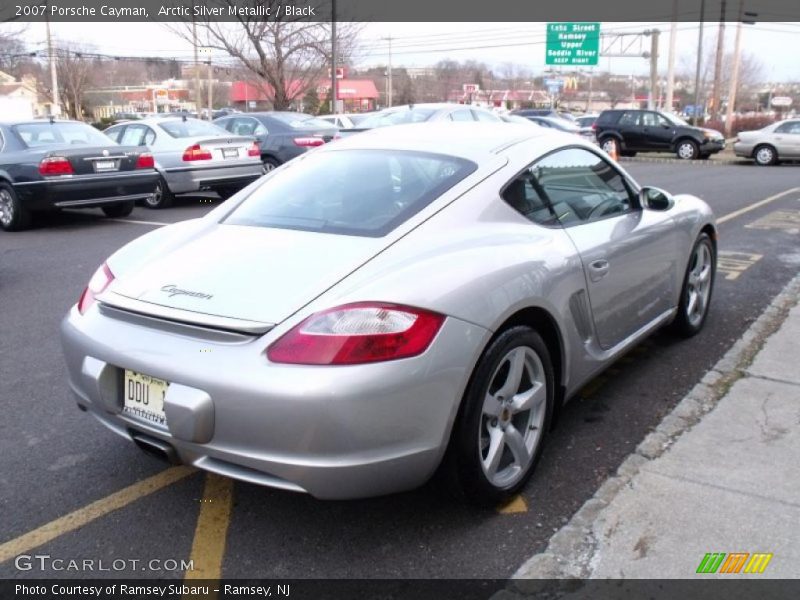 Arctic Silver Metallic / Black 2007 Porsche Cayman