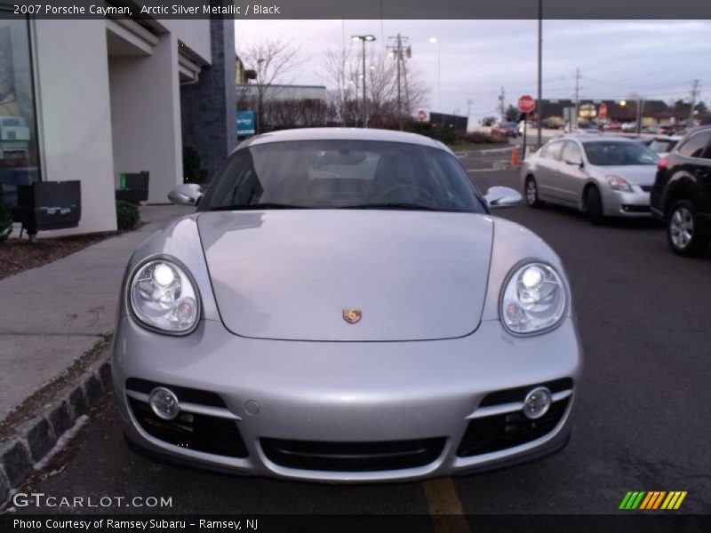 Arctic Silver Metallic / Black 2007 Porsche Cayman