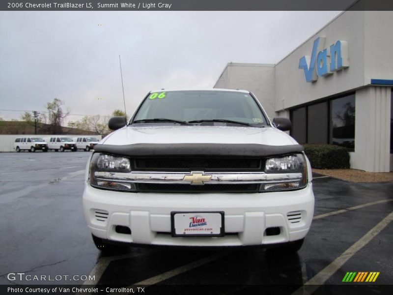 Summit White / Light Gray 2006 Chevrolet TrailBlazer LS