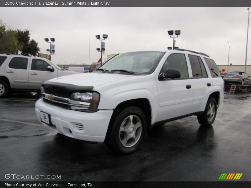 Summit White / Light Gray 2006 Chevrolet TrailBlazer LS
