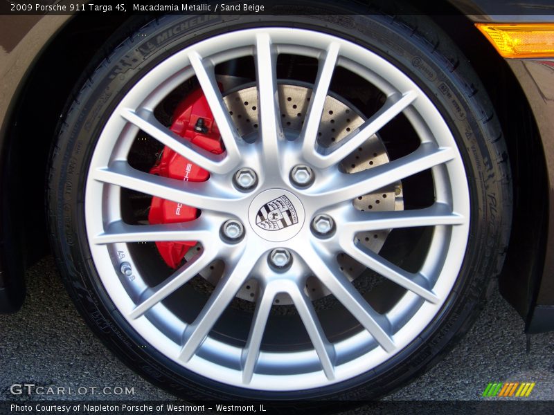 Macadamia Metallic / Sand Beige 2009 Porsche 911 Targa 4S