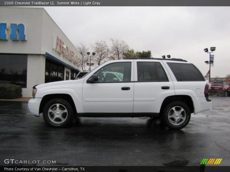 Summit White / Light Gray 2006 Chevrolet TrailBlazer LS