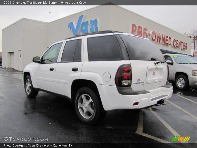 Summit White / Light Gray 2006 Chevrolet TrailBlazer LS