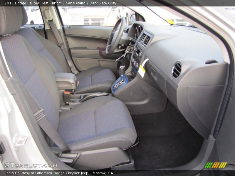 Bright Silver Metallic / Dark Slate Gray 2011 Dodge Caliber Heat