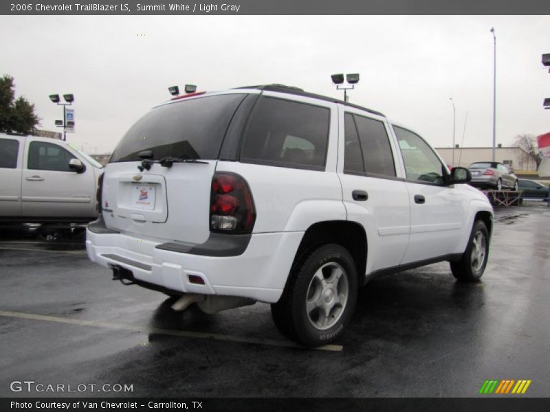 Summit White / Light Gray 2006 Chevrolet TrailBlazer LS