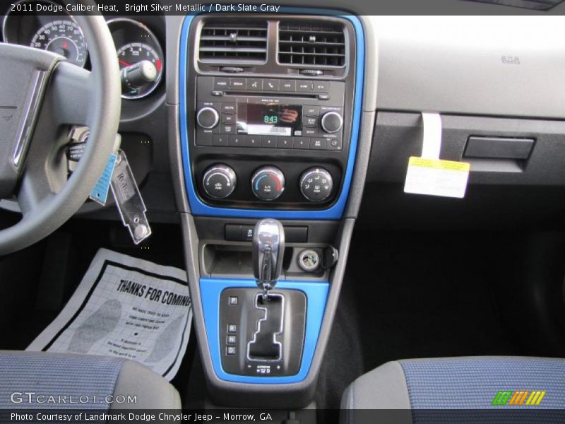 Dashboard of 2011 Caliber Heat