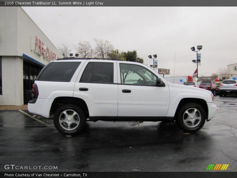 Summit White / Light Gray 2006 Chevrolet TrailBlazer LS