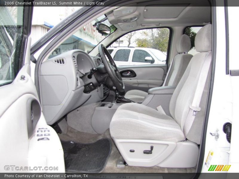 Summit White / Light Gray 2006 Chevrolet TrailBlazer LS