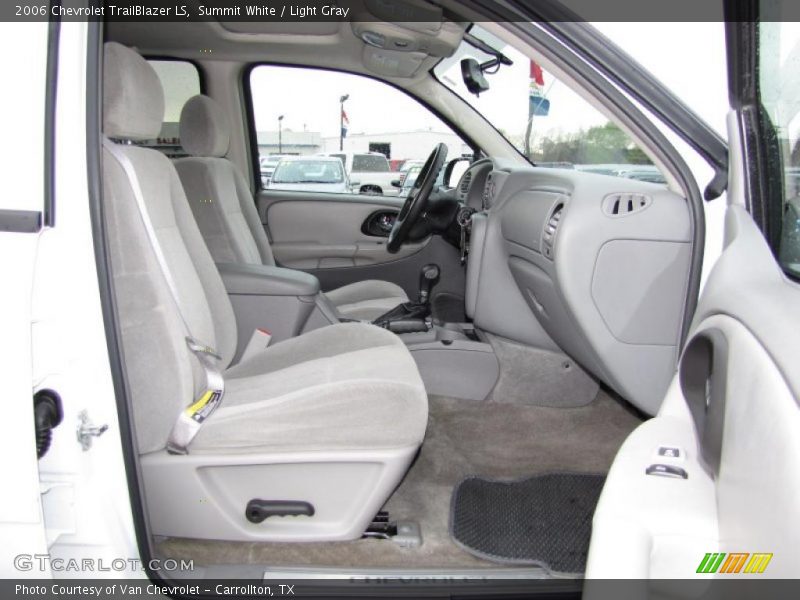 Summit White / Light Gray 2006 Chevrolet TrailBlazer LS