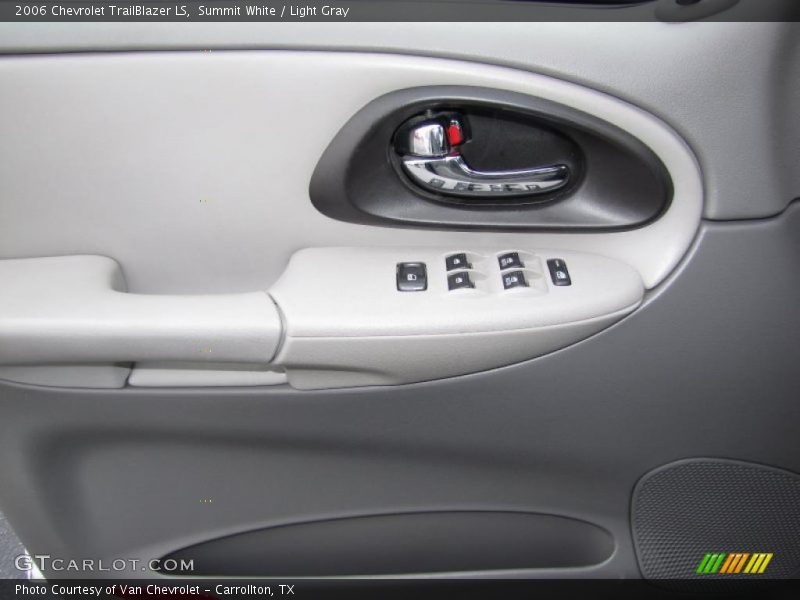 Summit White / Light Gray 2006 Chevrolet TrailBlazer LS