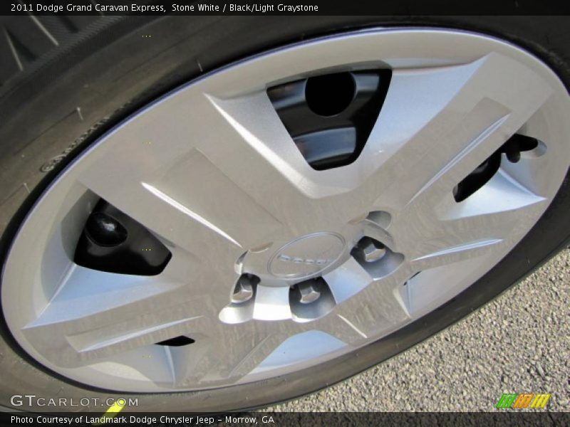 Stone White / Black/Light Graystone 2011 Dodge Grand Caravan Express