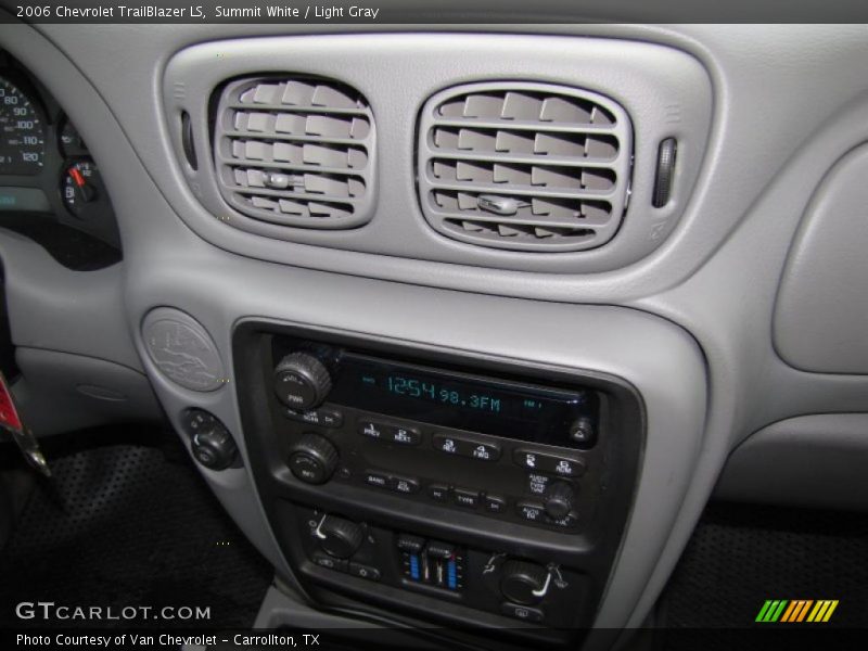 Summit White / Light Gray 2006 Chevrolet TrailBlazer LS