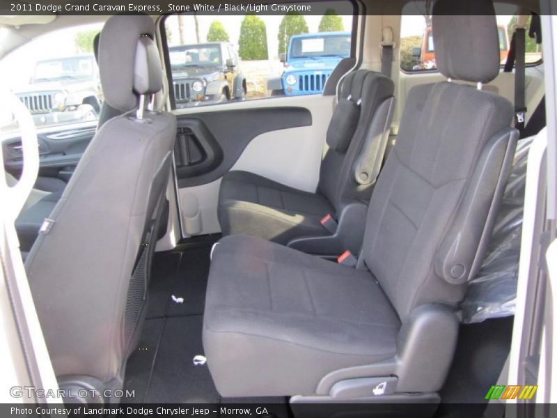 Stone White / Black/Light Graystone 2011 Dodge Grand Caravan Express