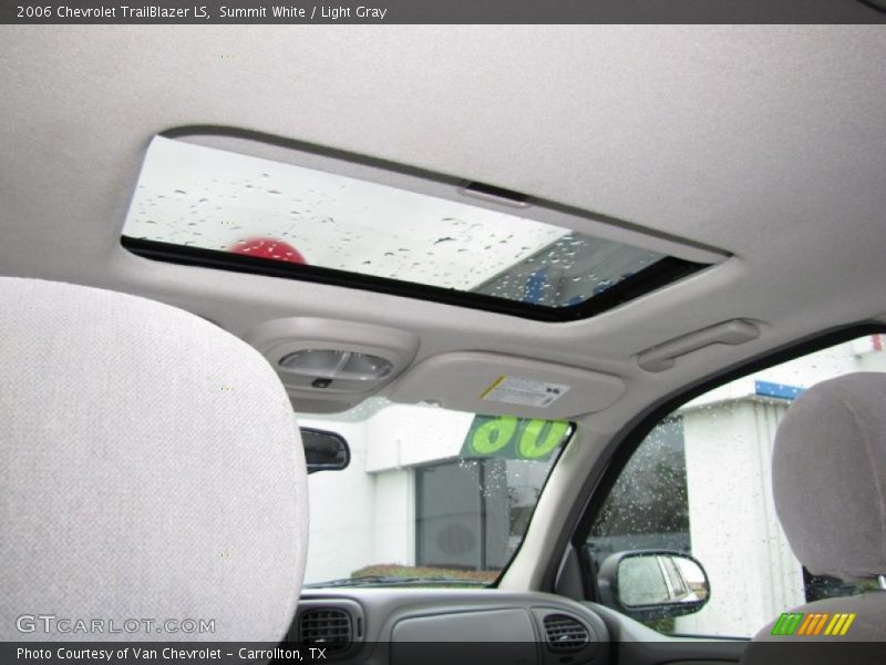 Summit White / Light Gray 2006 Chevrolet TrailBlazer LS