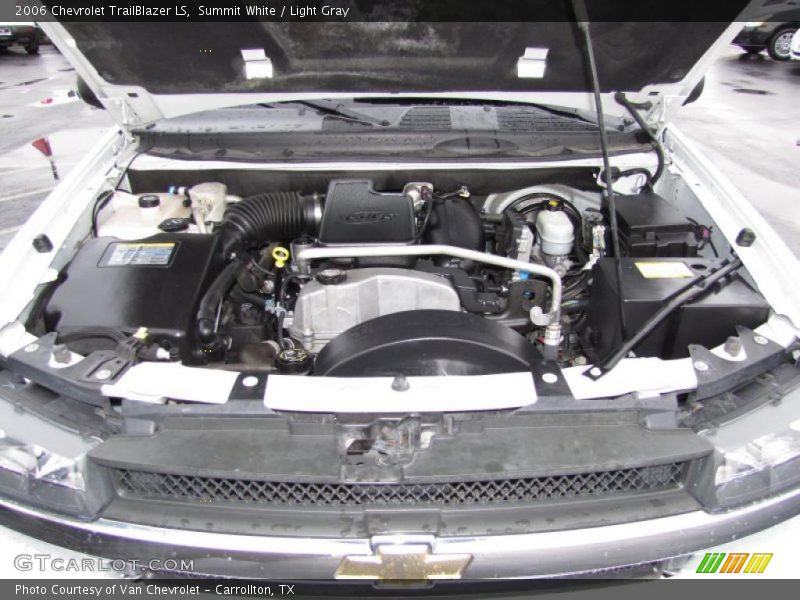 Summit White / Light Gray 2006 Chevrolet TrailBlazer LS