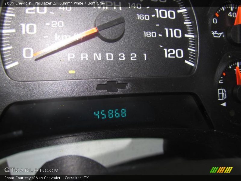 Summit White / Light Gray 2006 Chevrolet TrailBlazer LS