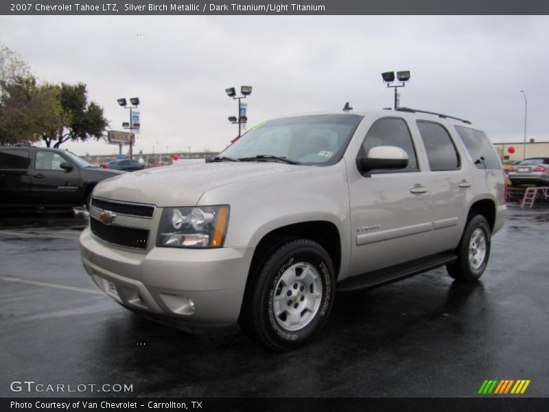 Silver Birch Metallic / Dark Titanium/Light Titanium 2007 Chevrolet Tahoe LTZ