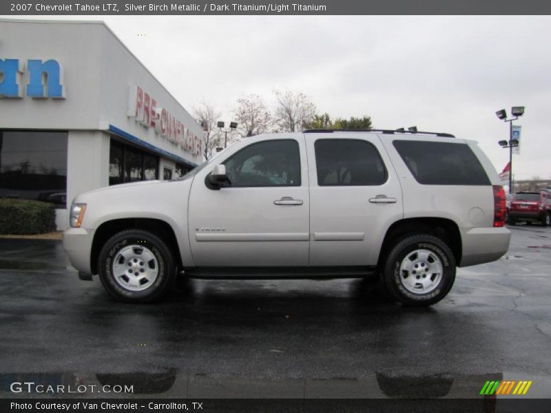 Silver Birch Metallic / Dark Titanium/Light Titanium 2007 Chevrolet Tahoe LTZ