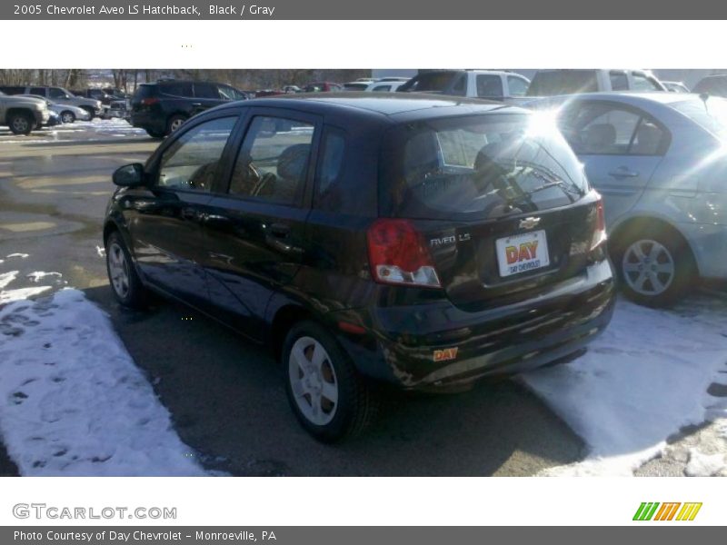 Black / Gray 2005 Chevrolet Aveo LS Hatchback