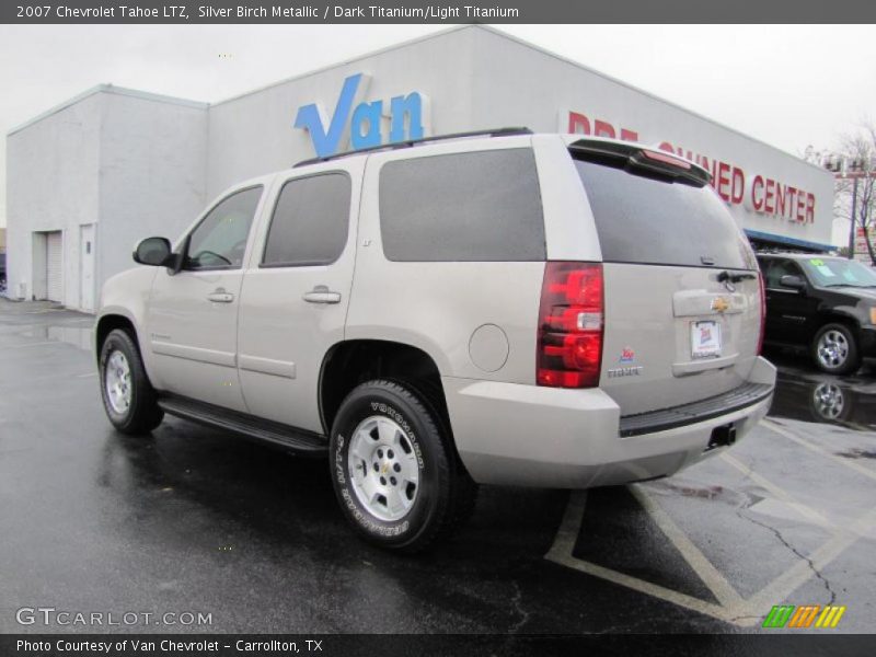 Silver Birch Metallic / Dark Titanium/Light Titanium 2007 Chevrolet Tahoe LTZ