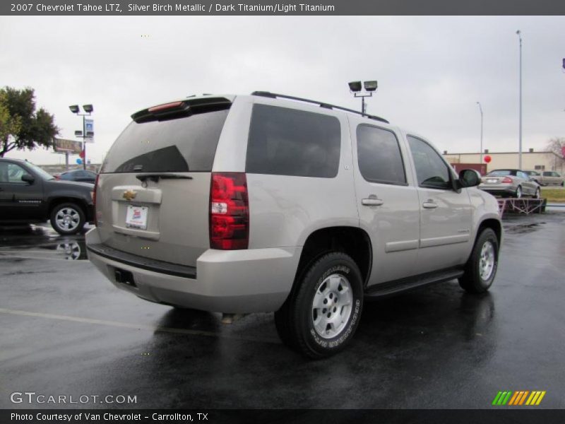 Silver Birch Metallic / Dark Titanium/Light Titanium 2007 Chevrolet Tahoe LTZ
