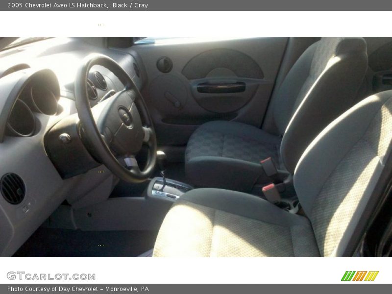 Black / Gray 2005 Chevrolet Aveo LS Hatchback
