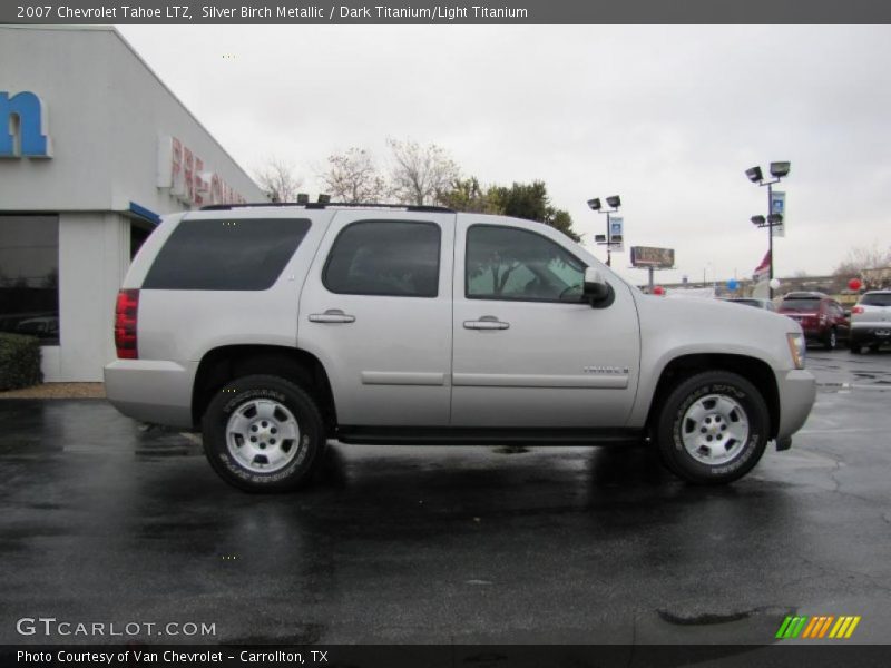 Silver Birch Metallic / Dark Titanium/Light Titanium 2007 Chevrolet Tahoe LTZ