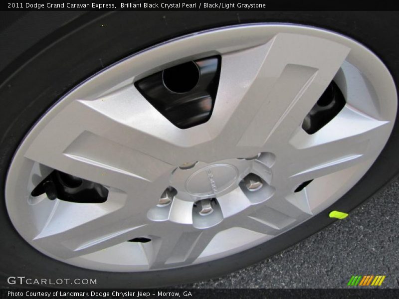 Brilliant Black Crystal Pearl / Black/Light Graystone 2011 Dodge Grand Caravan Express