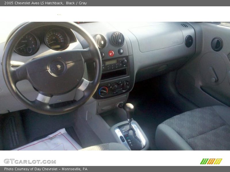 Black / Gray 2005 Chevrolet Aveo LS Hatchback