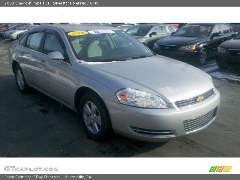 Silverstone Metallic / Gray 2008 Chevrolet Impala LT