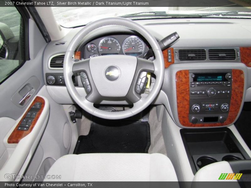 Silver Birch Metallic / Dark Titanium/Light Titanium 2007 Chevrolet Tahoe LTZ