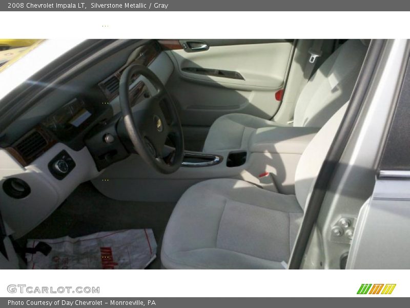 Silverstone Metallic / Gray 2008 Chevrolet Impala LT