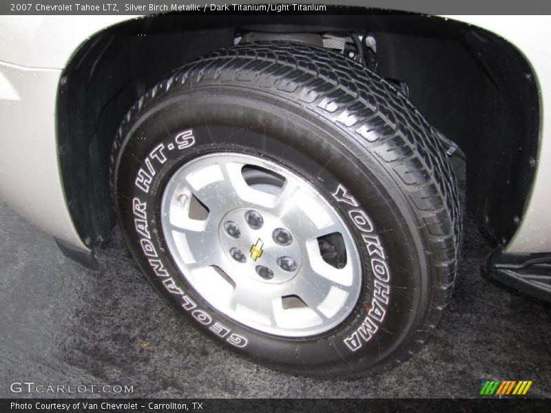 Silver Birch Metallic / Dark Titanium/Light Titanium 2007 Chevrolet Tahoe LTZ