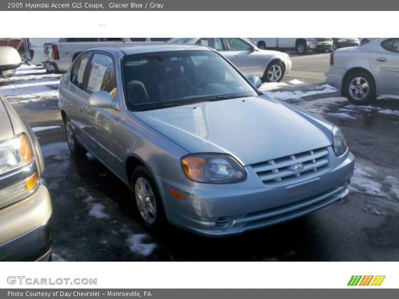 Glacier Blue / Gray 2005 Hyundai Accent GLS Coupe