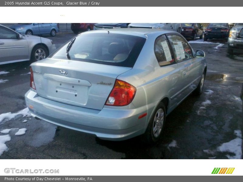 Glacier Blue / Gray 2005 Hyundai Accent GLS Coupe