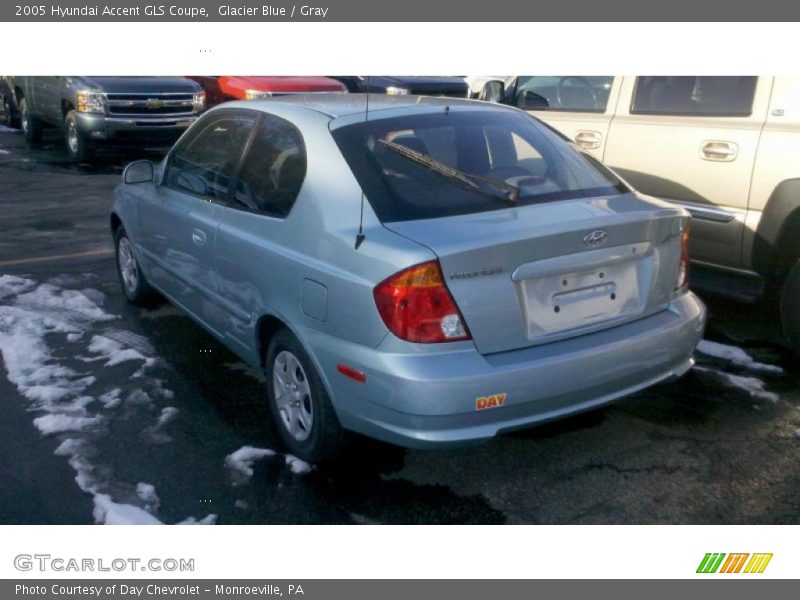 Glacier Blue / Gray 2005 Hyundai Accent GLS Coupe