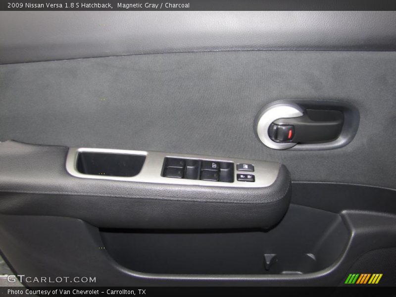Magnetic Gray / Charcoal 2009 Nissan Versa 1.8 S Hatchback