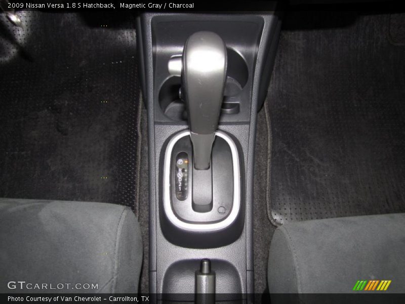 Magnetic Gray / Charcoal 2009 Nissan Versa 1.8 S Hatchback