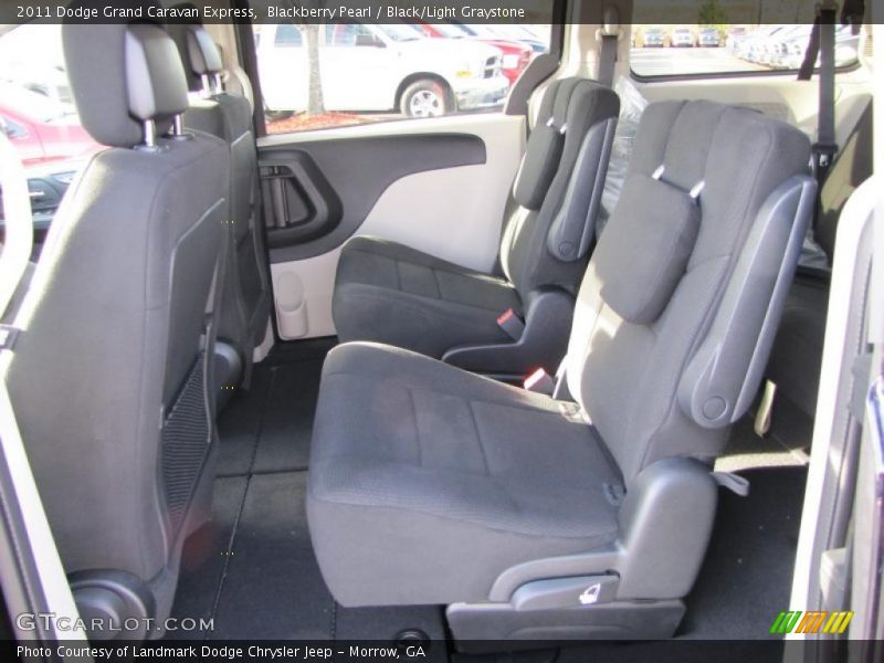 Blackberry Pearl / Black/Light Graystone 2011 Dodge Grand Caravan Express