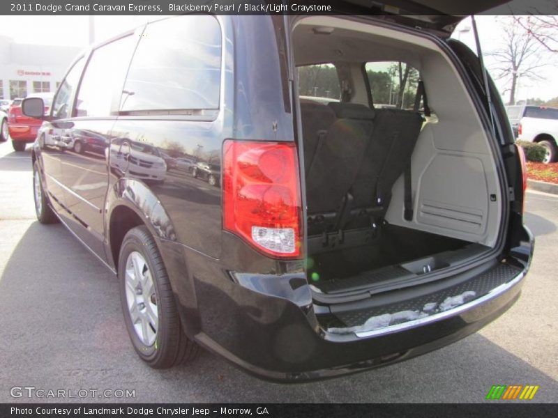 Blackberry Pearl / Black/Light Graystone 2011 Dodge Grand Caravan Express