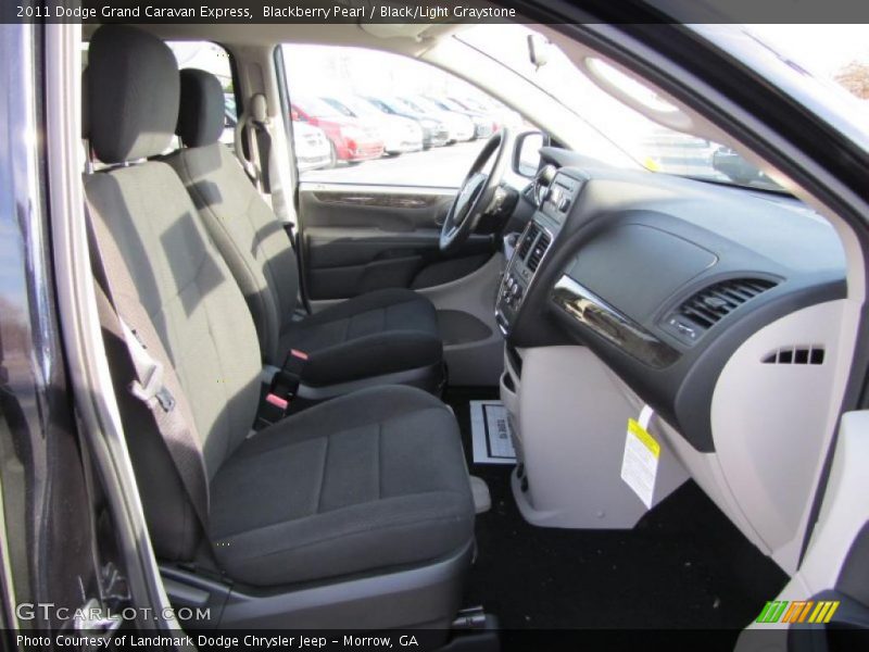 Blackberry Pearl / Black/Light Graystone 2011 Dodge Grand Caravan Express