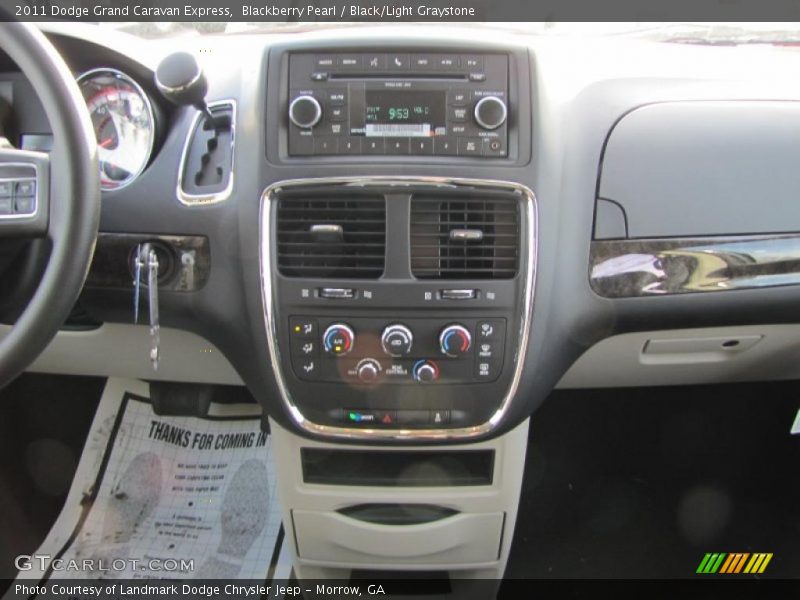 Blackberry Pearl / Black/Light Graystone 2011 Dodge Grand Caravan Express