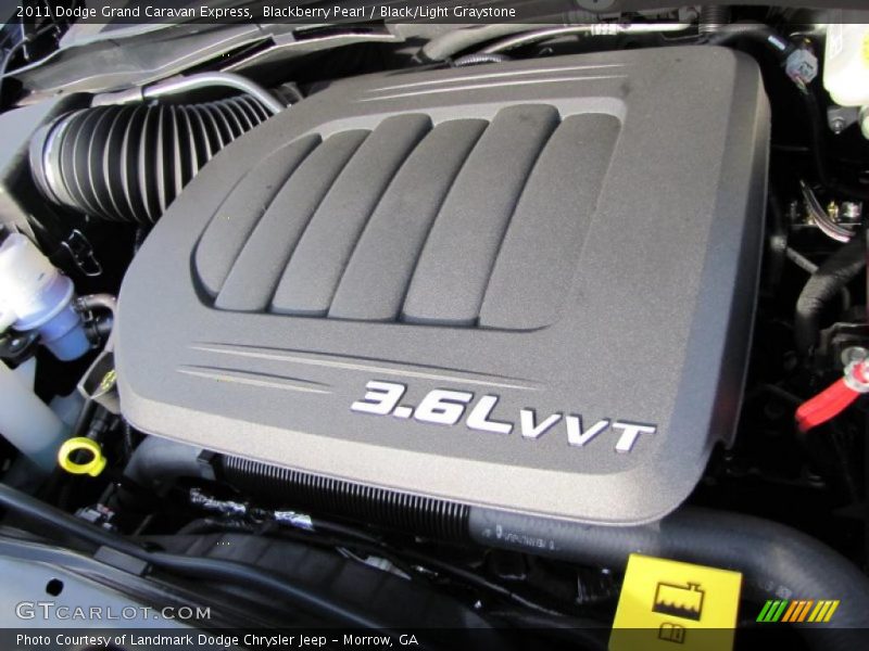 Blackberry Pearl / Black/Light Graystone 2011 Dodge Grand Caravan Express