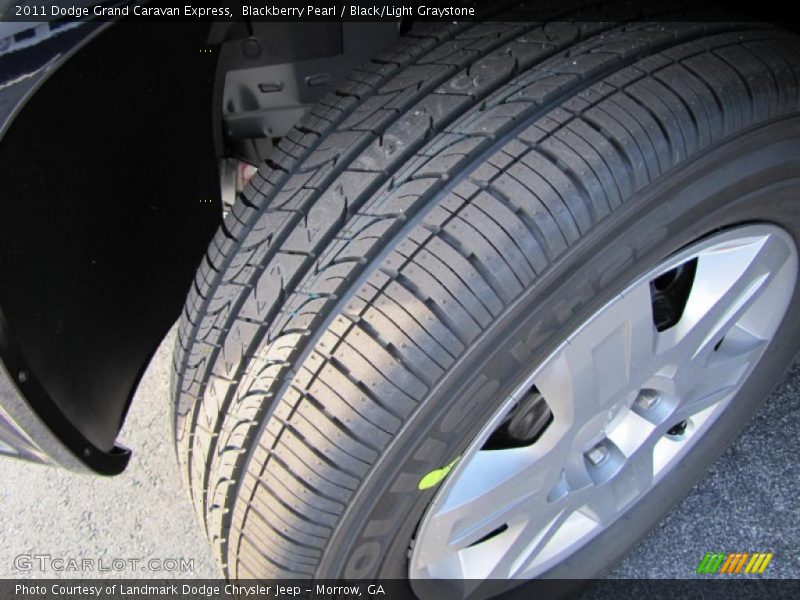 Blackberry Pearl / Black/Light Graystone 2011 Dodge Grand Caravan Express