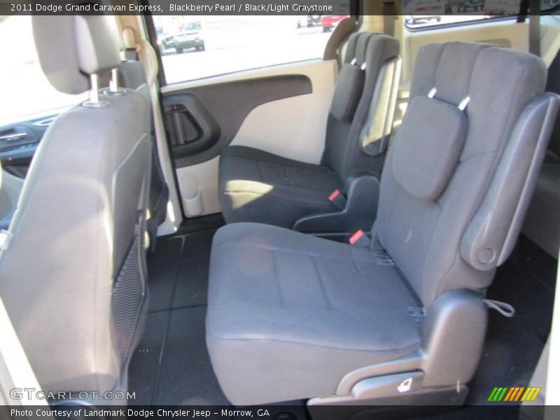 Blackberry Pearl / Black/Light Graystone 2011 Dodge Grand Caravan Express