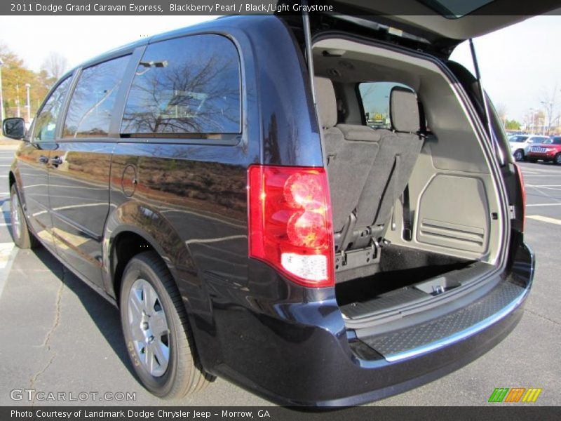 Blackberry Pearl / Black/Light Graystone 2011 Dodge Grand Caravan Express