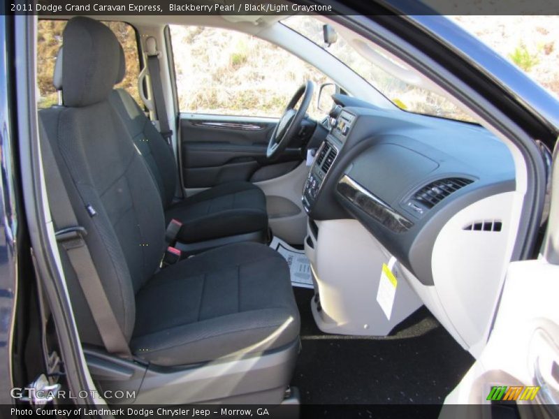 Blackberry Pearl / Black/Light Graystone 2011 Dodge Grand Caravan Express