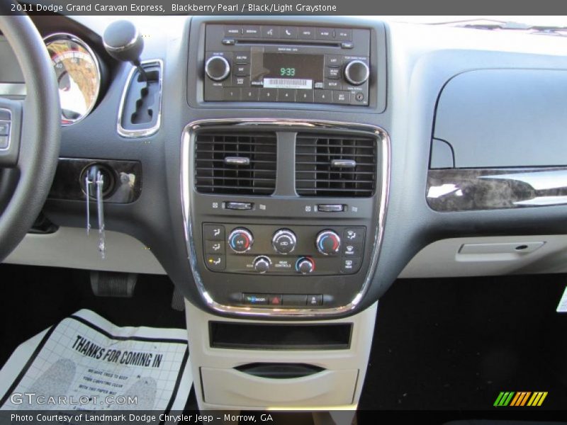 Blackberry Pearl / Black/Light Graystone 2011 Dodge Grand Caravan Express