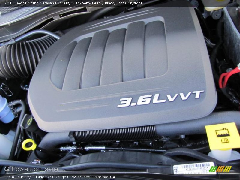 Blackberry Pearl / Black/Light Graystone 2011 Dodge Grand Caravan Express